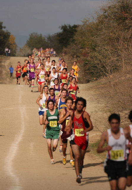 2009 CIF XC Boys D4-052.JPG - 2009 California CIF Cross Country Championships, Woodward Park, Fresno, California